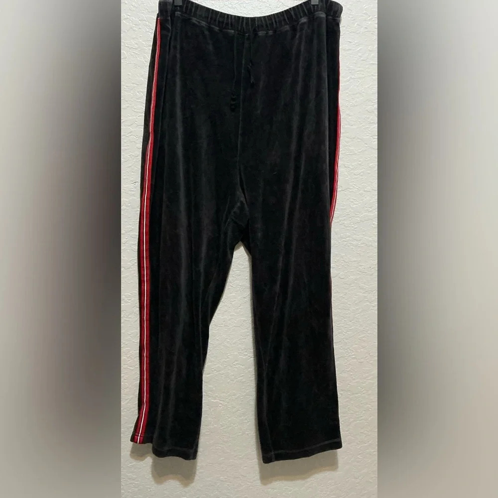 Dressbarn Women's Velvet Elastic Waist Pant